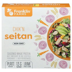 Franklin Farms Seitan Chik`n 6/8 OZ [UNFI #74709]