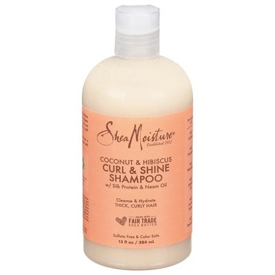 Shea Moisture Coconut Hibiscus Curl Shampoo 13 Oz [UNFI #13985]