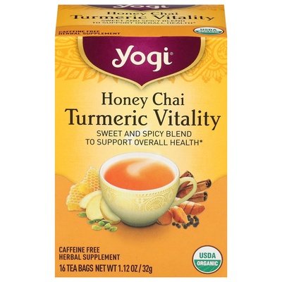 OG2 YOGi Tea Honey Chai Turmeric Vitality 6/16 BAG [UNFI #56048] T