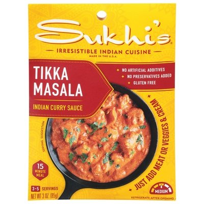 Sukhis Tikka Masala Sce 6/3 OZ [UNFI #44839]