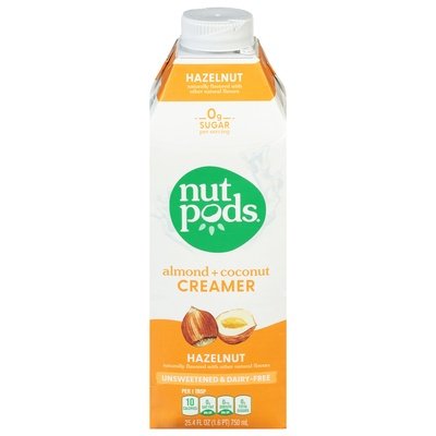 Nutpods Unsweetened Hazelnut 6/25.4 OZ [UNFI #47545]