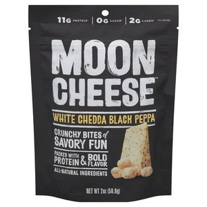 Moon Cheese White Chedda & Black Peppa 12/2 OZ [UNFI #25601]