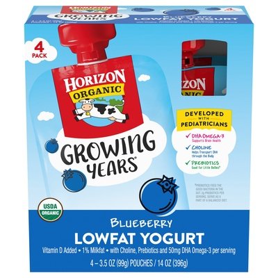 Horizon Growing Years Blueberry Lowfat 6/4/3.5 Oz [UNFI #64268]