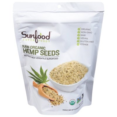 Sunfood Hemp Seeds, Raw Shelled 1 Lb [UNFI #46226]