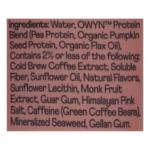 Owyn-Only What You Need Vanilla Latte 12/12 Oz [UNFI #37028]