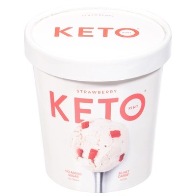 Ketopt Strwbry Keto Icrm 8/16 OZ [UNFI #69911]