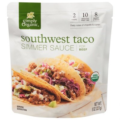 OG2 Simply Southwest Taco Simmer Sauce 6/8 OZ [UNFI #34589]