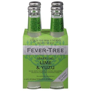 Fever-Tree Sparkling Lime Yuzu 6/4/6.8 OZ [UNFI #61120] T