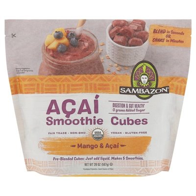 Sambazon Cubes Smoothie Mango Acai 6/20 Oz [UNFI #16083]