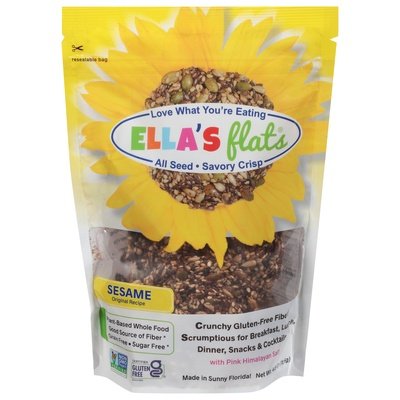 Ellas Flats Sesame 6/4.8 Oz [UNFI #80163]