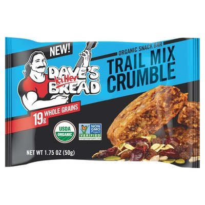 Daves Killer Bread Trail Mix Crumble Bar 12/1.75 Z [UNFI #24801]