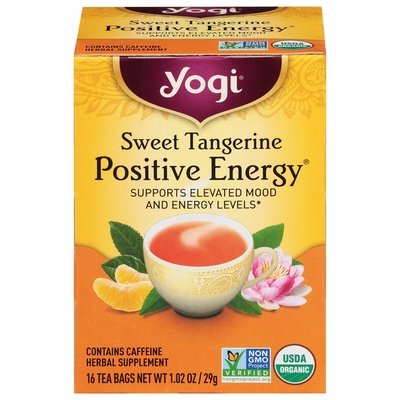 OG3 YOGi Tea Sweet Tangerine Pstv Enrgy 6/16 BAG [UNFI #23992]