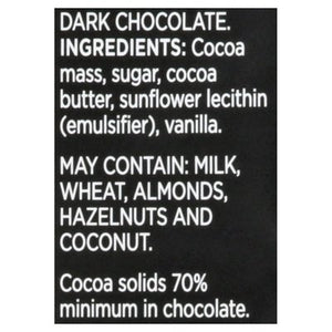 Divine 70% Dark Chocolate Bar 12/3 OZ [UNFI #06124]