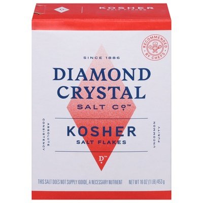 Diamond Crystal Kosher Salt Flakes 12/1 Lb [UNFI #75319]