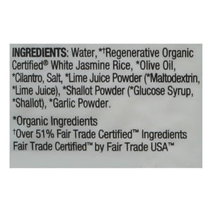 Lundberg Family Farms Cilantro Lime Rice 6/8 Oz [UNFI #48325]