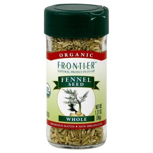 Frontier Nat Prod Co-Op Fennel Seed, Whole 1.28 Oz [UNFI #28464]