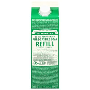 Dr. Bronners Almond Refill 32 Oz [UNFI #6560]