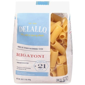 Delallo Rigatoni #21 8/16 Oz [UNFI #37864]