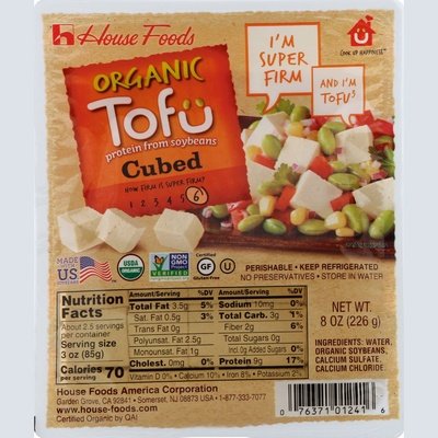 OG2 House Tofu Sprfr Cub 6/8 OZ [UNFI #61935]