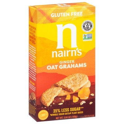 Nairn`s, Cookie GF Ginger Oat Graham 6/5.64 OZ [UNFI #85256]