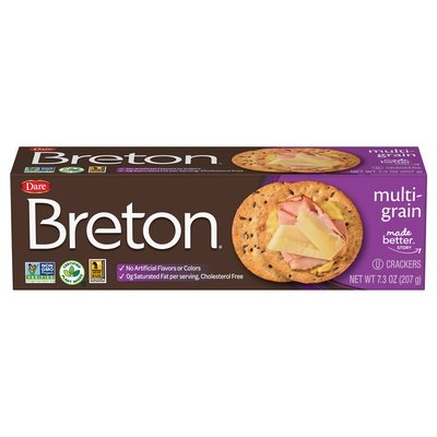 Breton/Dare Crackers, Multigrain 12/7.3 OZ [UNFI #09586]