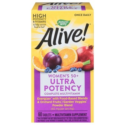 Natures Way Alive Once Daily 50+ Women 60 TAB [UNFI #84293] T