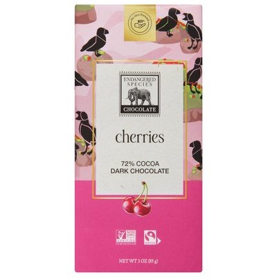 Endangered Dark Choc W/cherries (puffin) 12/3 OZ [UNFI #31577]