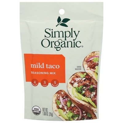 OG2 Simply Org Mild Taco Seasoning Mix 12/1 OZ [UNFI #18038]