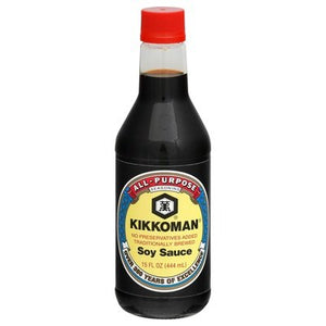 Kikkoman Soy Sauce 12/15 Oz [UNFI #19117]