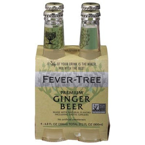 Fever Tree Ginger Beer 6.8 6/4/6.8 OZ [UNFI #28855] T