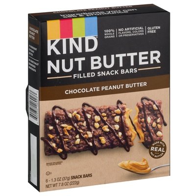 Kind Choc Pb Nut Filled Bar 8/6/1.3 Oz [UNFI #45188]