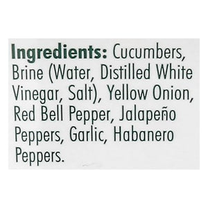 Grillo`S Pickles Hot 6/14 OZ [UNFI #58451]