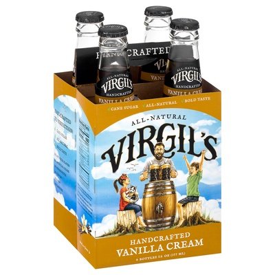 Virgils Cream Soda Drink 6/4/12 OZ [UNFI #25689]
