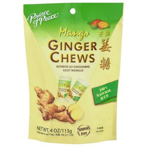 Prince Ginger Mango Chew 4 OZ [UNFI #83461]