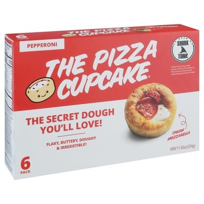 The Pizza Cupcake Pepperoni Pizza Cupcake 6Pk 5/11.45 Oz [UNFI #69360]