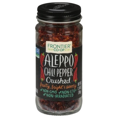 Frontier Nat Prod Co-Op Crushed Aleppo Chili Pepper 1.34 Oz [UNFI #2917]