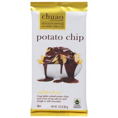 Chuao Chocolatier Potato Chip Chocolate 12/2.8 Oz [UNFI #50289]