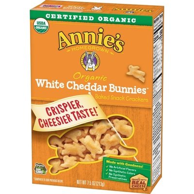 OG2 Annies Bunnies Wht Chddr Crckr 12/7.5 OZ [UNFI #52267]