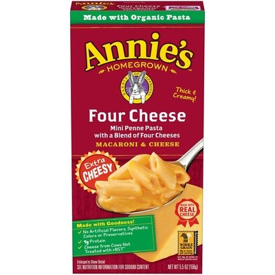 OG3 Annies Penne 4 Cheese Mac n Cheese 12/5.5 OZ [UNFI #10521]