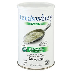 OG2 Teraswhey Grass Fed Plain Whey Prtn 12 OZ [UNFI #50061] T