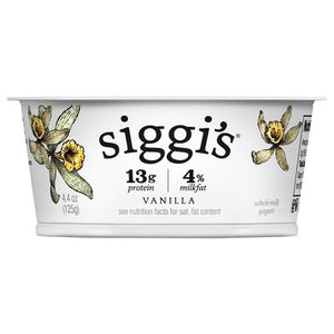 Siggis Skyr Yog Van 4% 12/4.4 OZ [UNFI #18494]