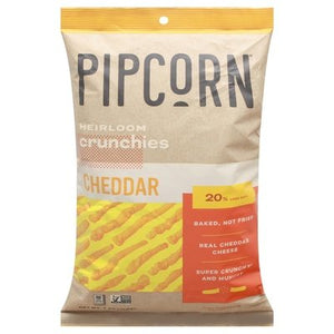 Pipcorn Cheddar Crunchies 12/7 OZ   [UNFI #60289]