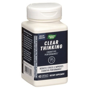 Natures Way Clear Thinking 40 Ct [UNFI #87140]