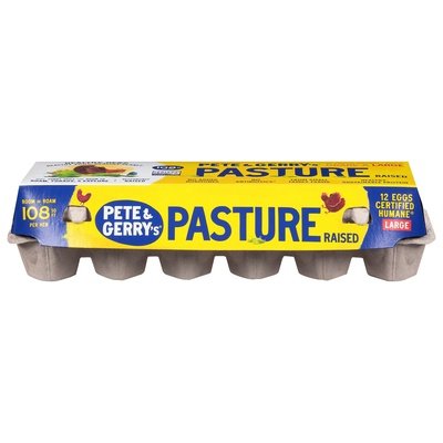 Pete & Gerrys Brown Pasture Raised Eggs 9/12 Ct [UNFI #29815]