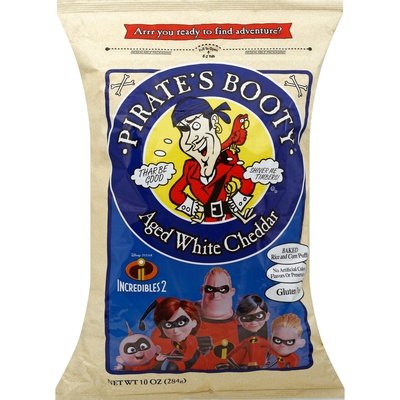 Pirates Booty Aged White Cheddar Gluten Free 6/10 Oz [UNFI #73367]