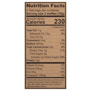 Kodiak Cakes Power Waffle Chocolate Chip 8/10.72 Oz [UNFI #7677]