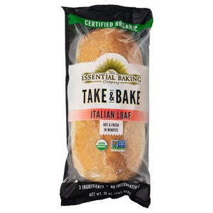 Essential Baking Company Bread Italian Take & Bake Organic 16/16 Oz [Peterson #30489]