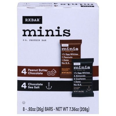 Rxbar PB Chocolate & Choco Sea Salt 6/7.36 OZ [UNFI #80917]