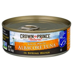 Crown Prince Nat Albacore Tuna In Water 12/5 OZ [UNFI #20556]