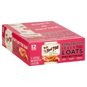 Bobs Red Mill Pb Jell Oats Bar 12/1.76 OZ [UNFI #27594]